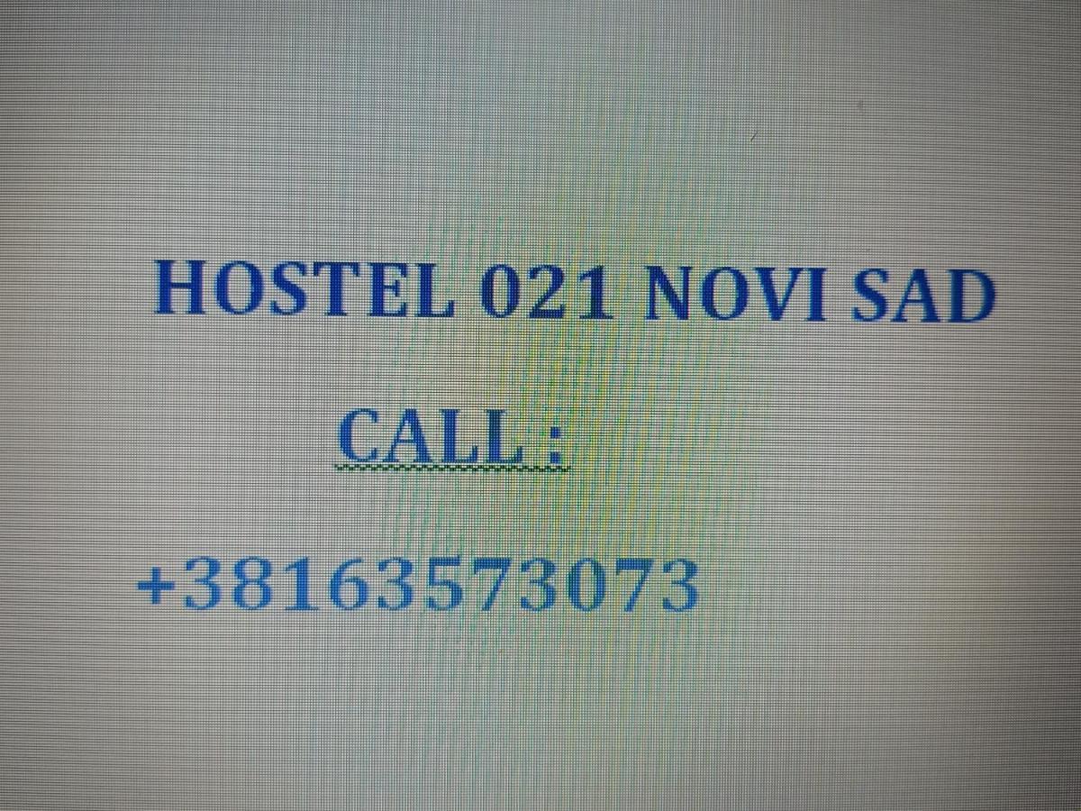 Hostel 021 Novi Sad Luaran gambar